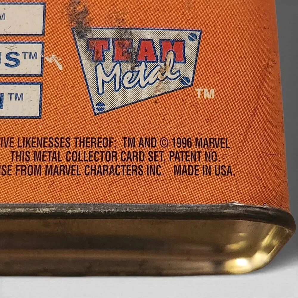 1996 Marvel Comics SPIDER-MAN - 4 Metal Cards Tin - Picture 9 of 9